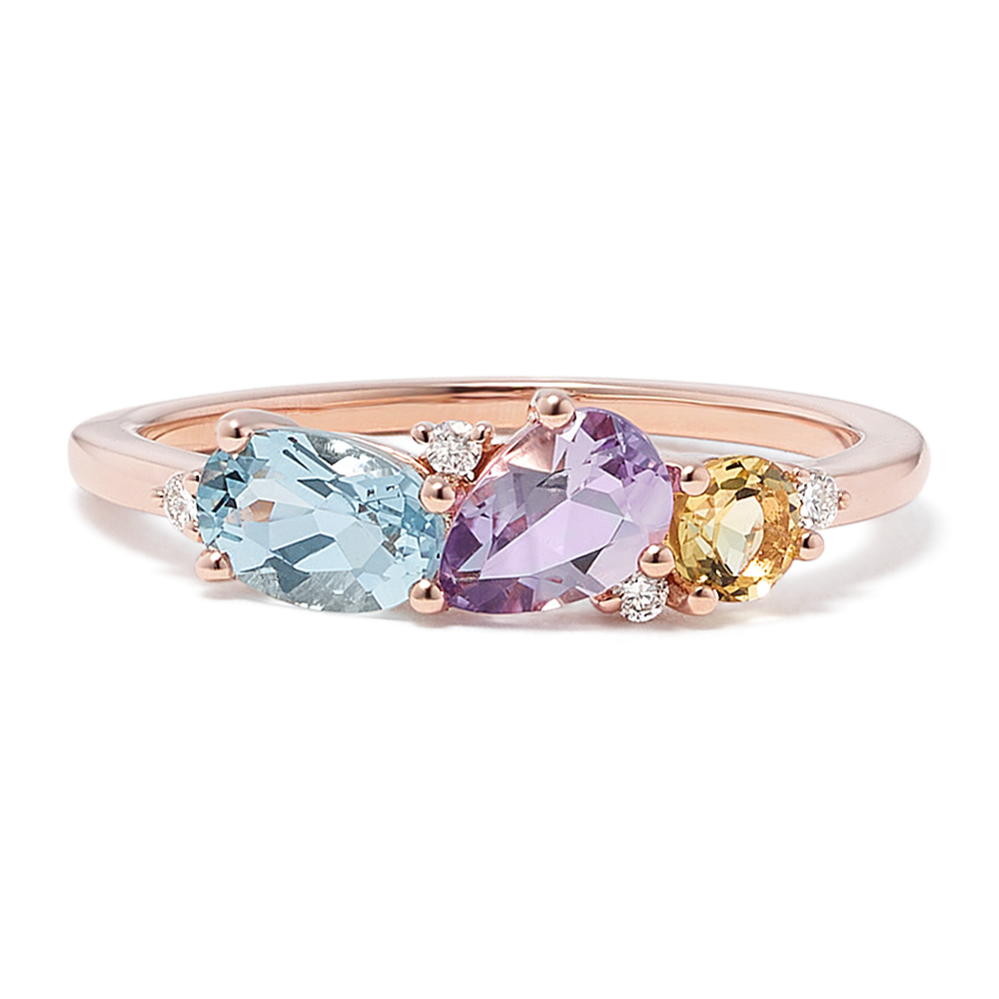 Matilda Gemstone & Diamond Ring