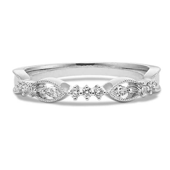Eyelet Diamond Band