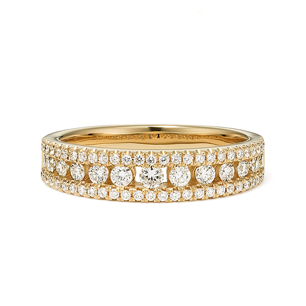 Scala Triple Row 0.45 tcw Diamond Band