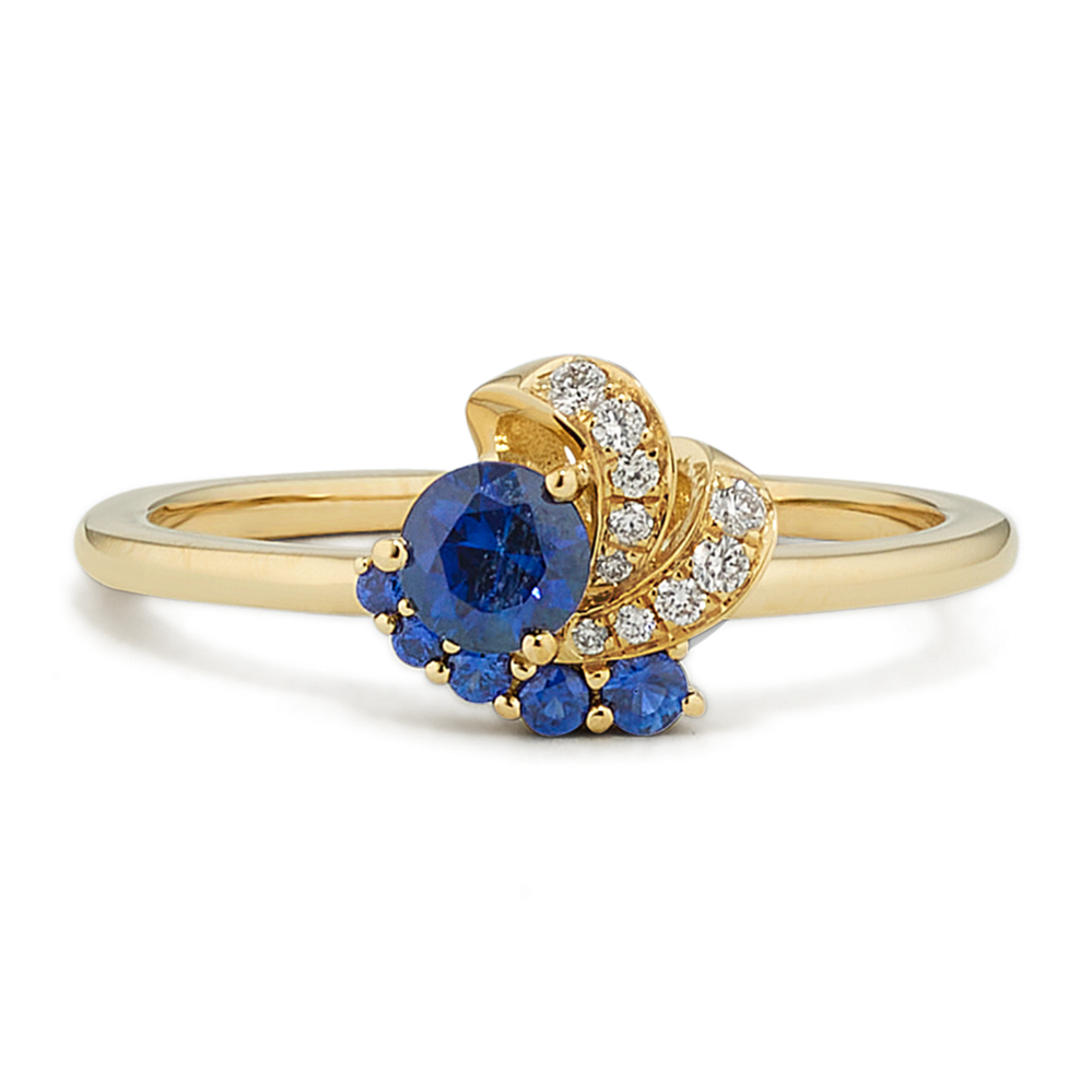 Storm Sapphire Diamond Ring