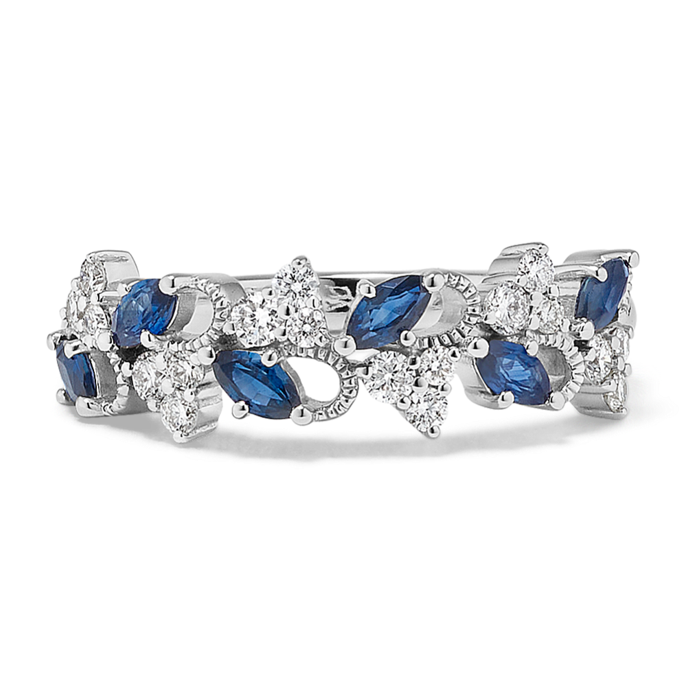 Divya Sapphire & Diamond Ring