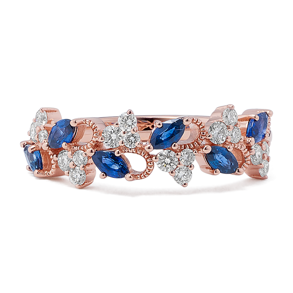 Divya Sapphire & Diamond Ring