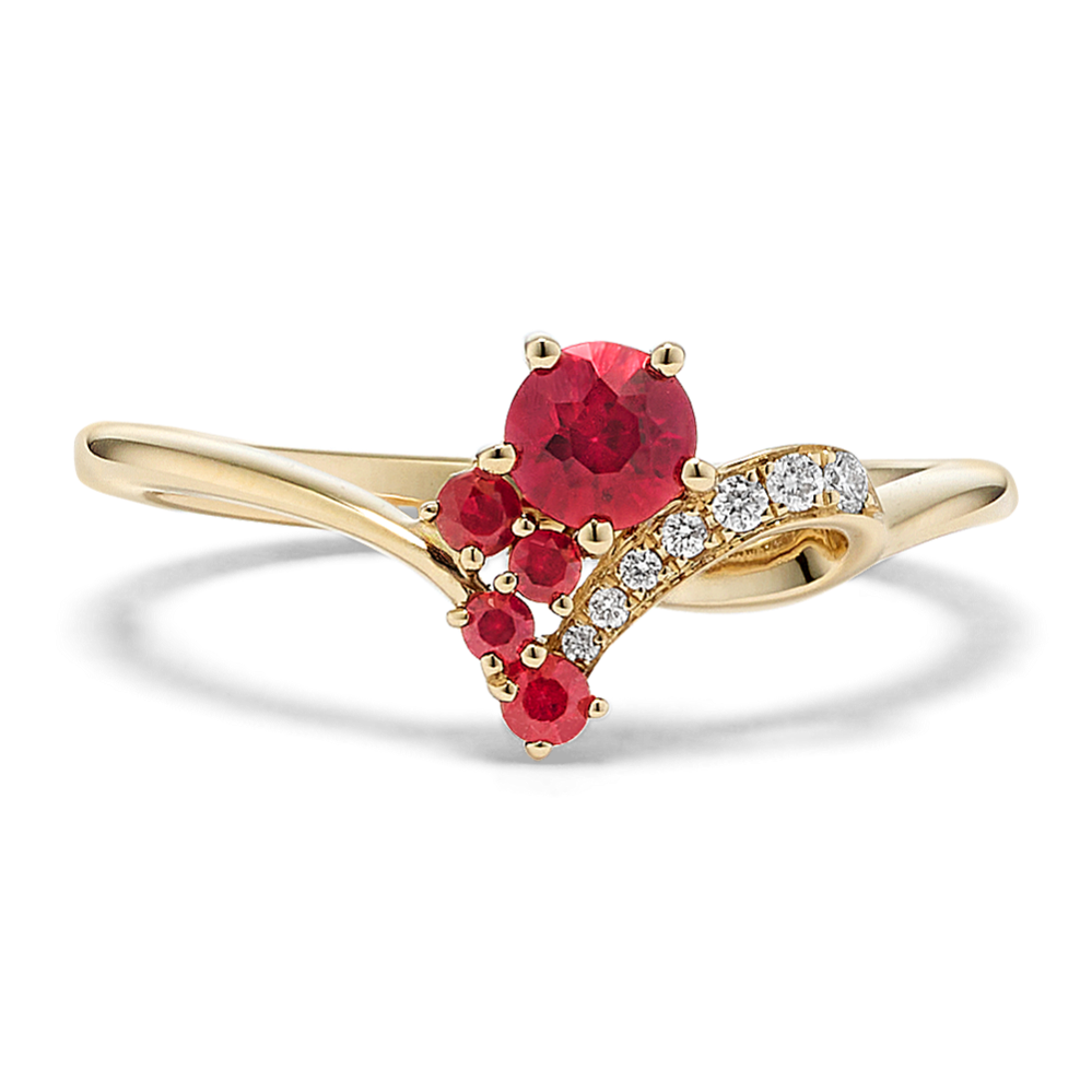 Rosamel Ruby & Diamond Ring