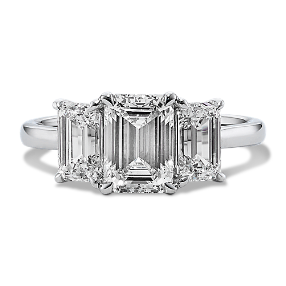 EC Three-Stone 3ct Lab-Grown Diamond Ring