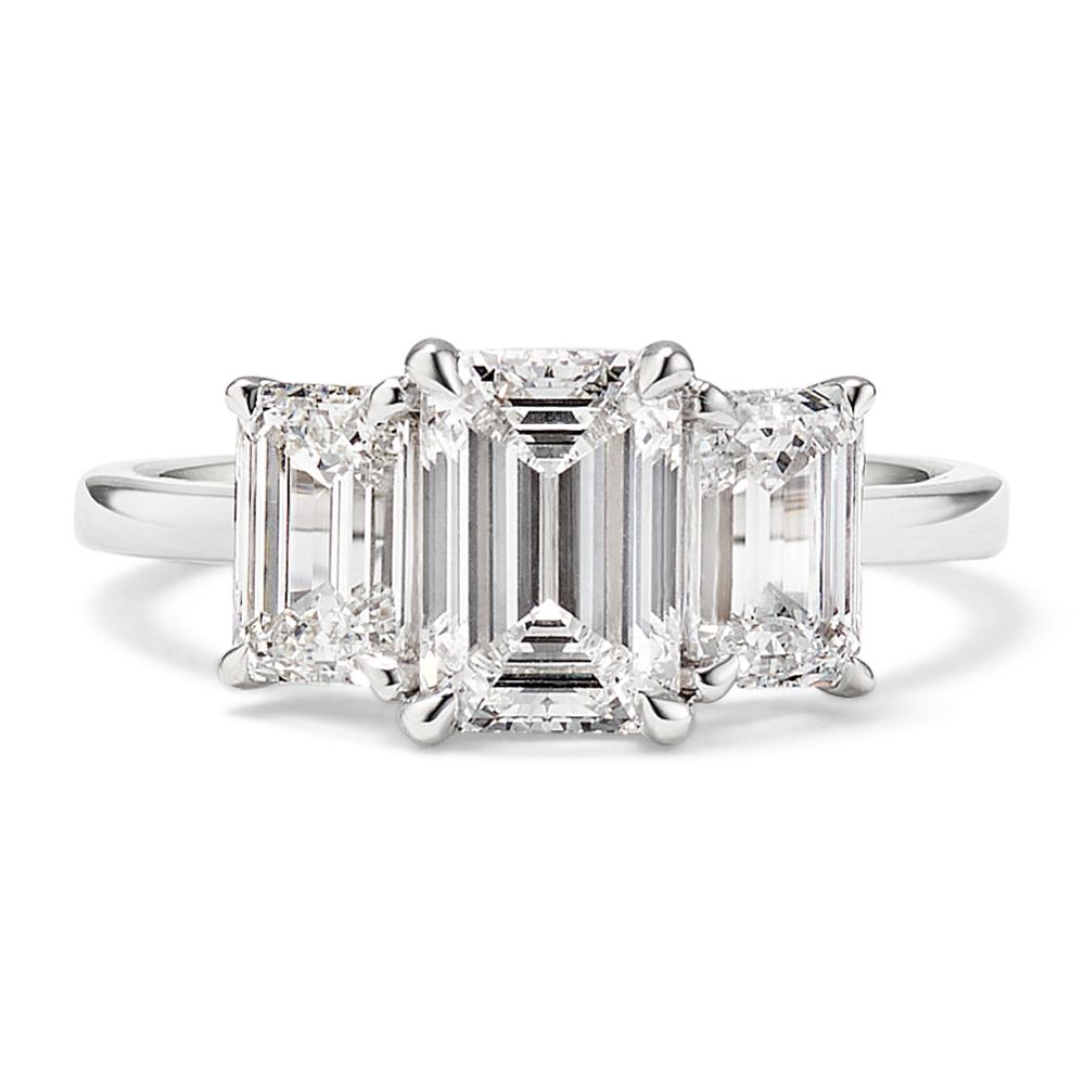 EC Three-Stone 3ct Lab-Grown Diamond Ring