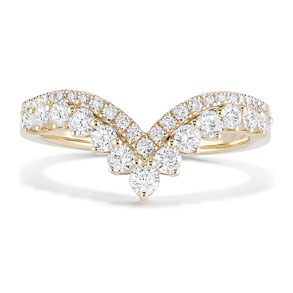 Luxe Diamond Chevron Band