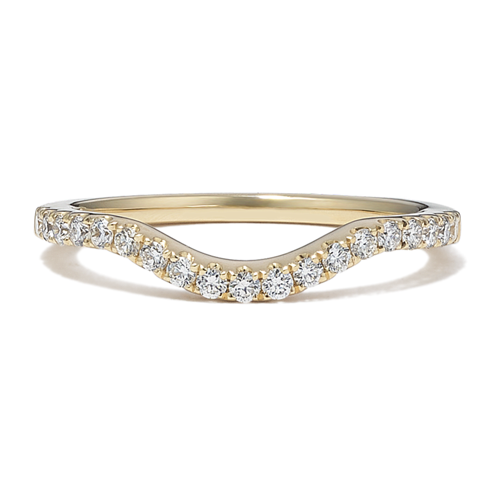 Margot Diamond Pave Contour Band