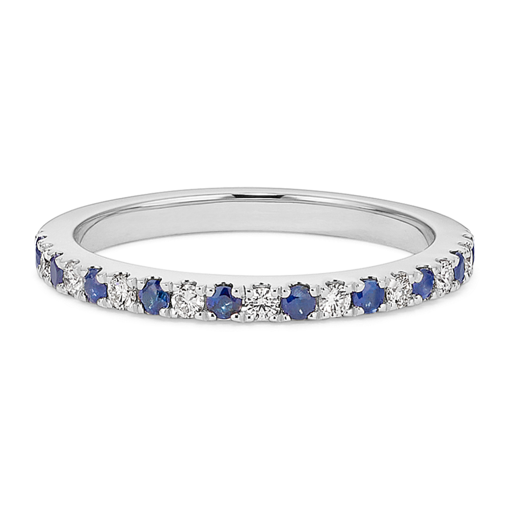Whimsy Sapphire & Diamond Band