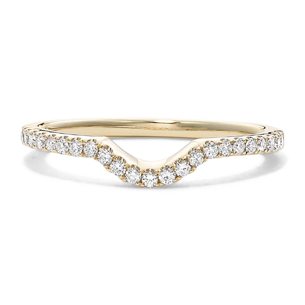 Lexington Diamond Pave Contour Band