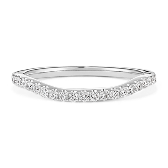 Asteria Diamond Pave Contour Band