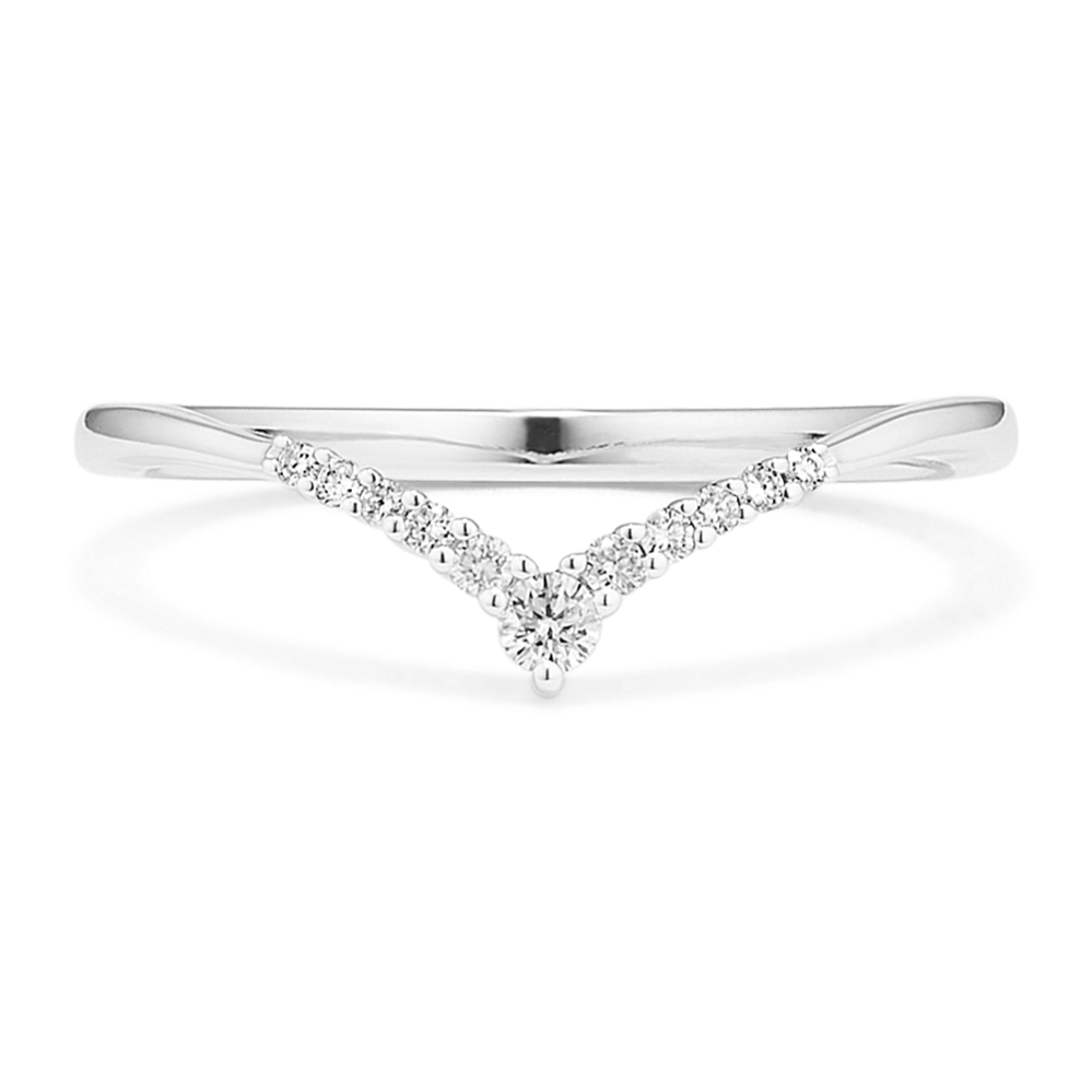 Lyra Diamond Chevron Band