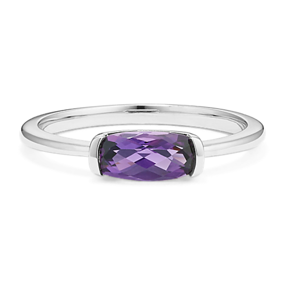 Melina Amethyst Ring - Sterling Silver