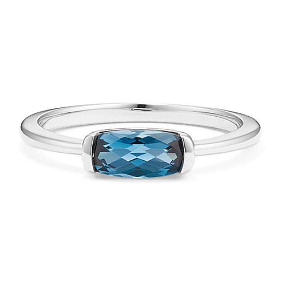 Melina Blue Topaz Ring - Sterling Silver