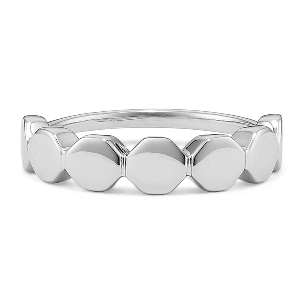 Octa Stackable Sterling Silver Ring