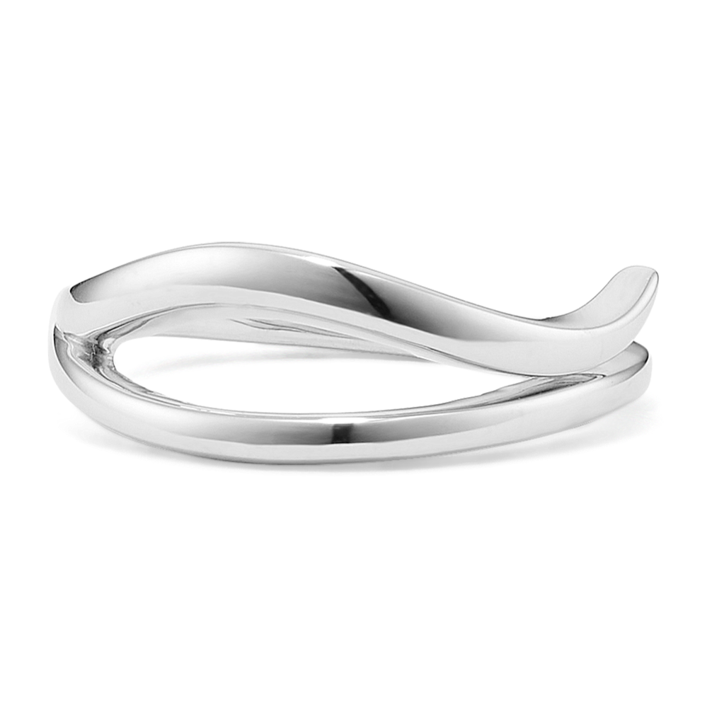 High-Tide Stackable Sterling Silver Ring