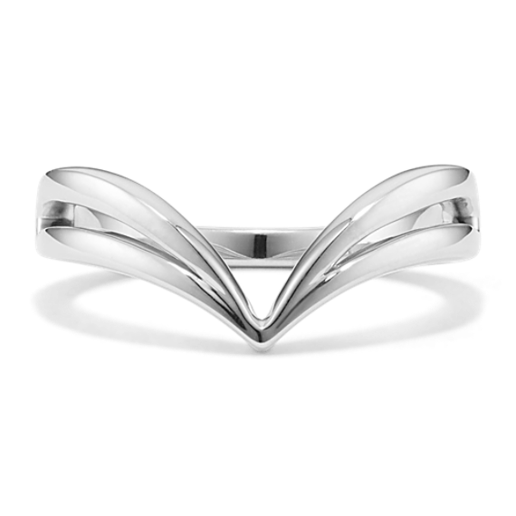 Sterling Silver Double Chevron Ring