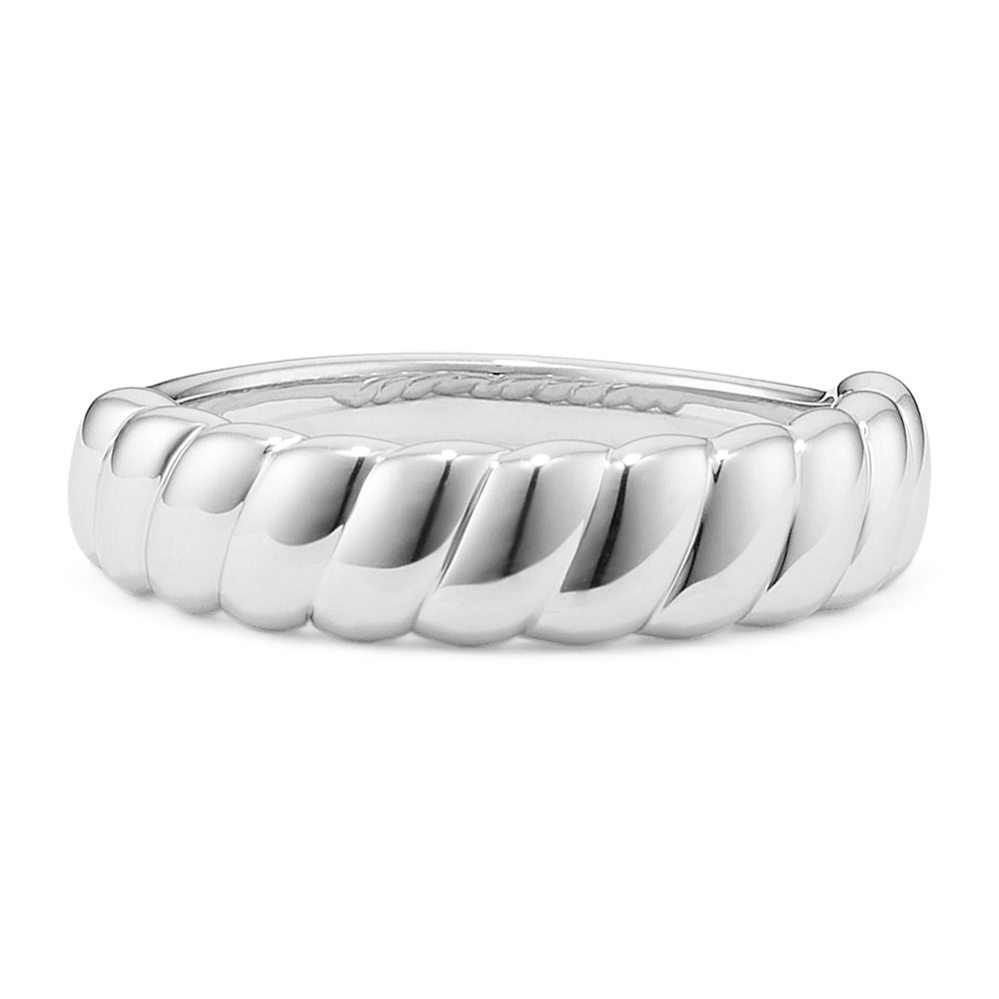 Cafe Stackable Sterling Silver Ring