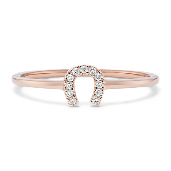 Petite Horseshoe Diamond Ring