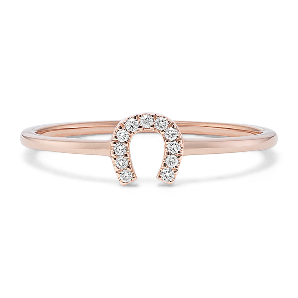 Petite Horseshoe Diamond Ring