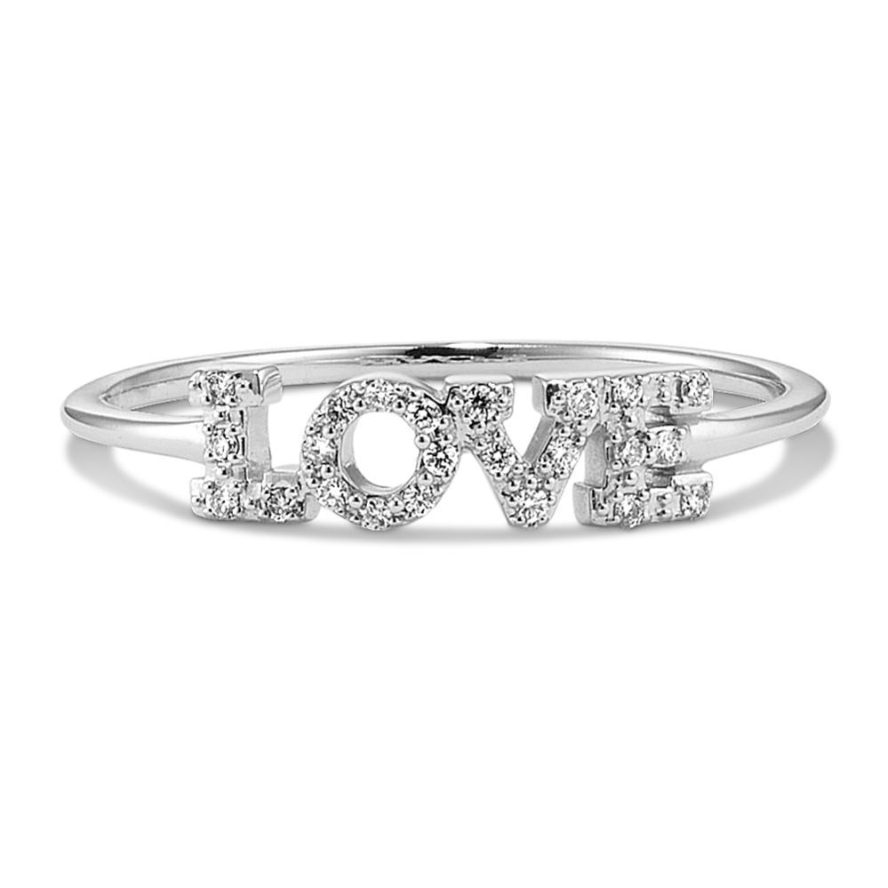 Diamond Love Ring