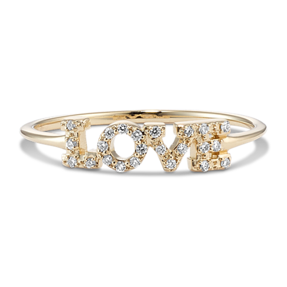 Diamond Love Ring