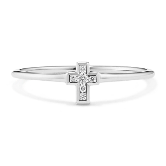 Diamond Cross Ring