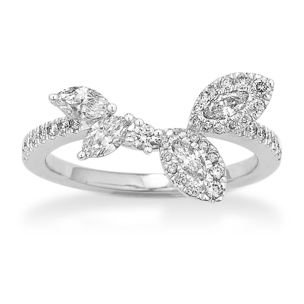 Sage Diamond Contour Band