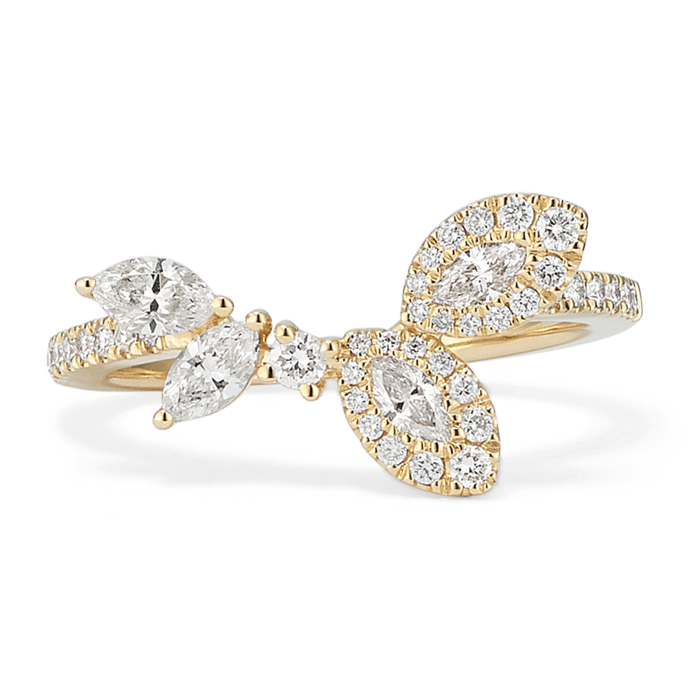 Sage Diamond Contour Band