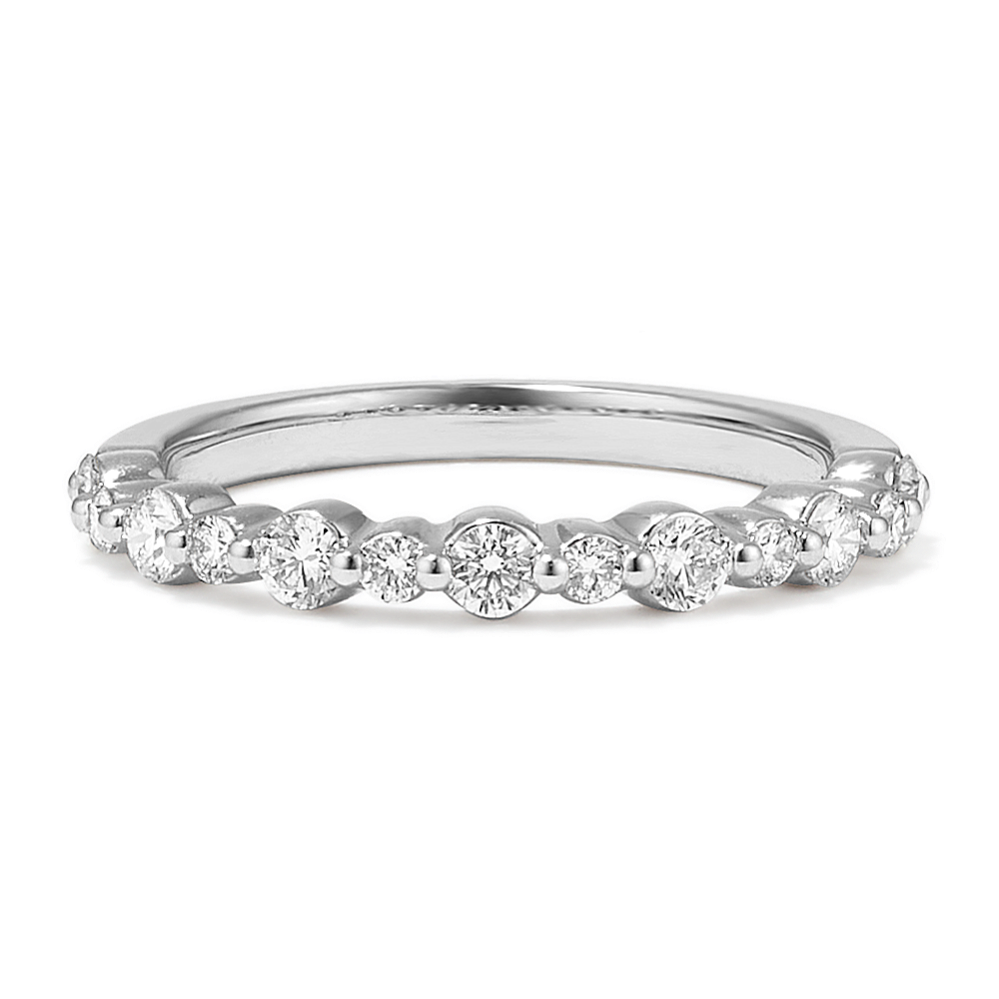Delphine 0.45 tcw Diamond Band in Platinum
