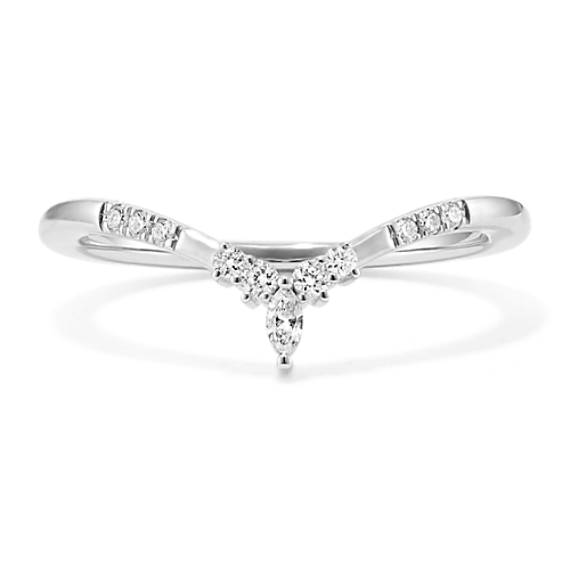 Frostine Diamond Chevron Band