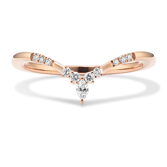 Frostine Diamond Chevron Band