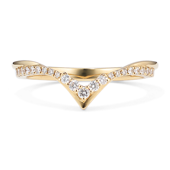 Beaumont Diamond Chevron Band