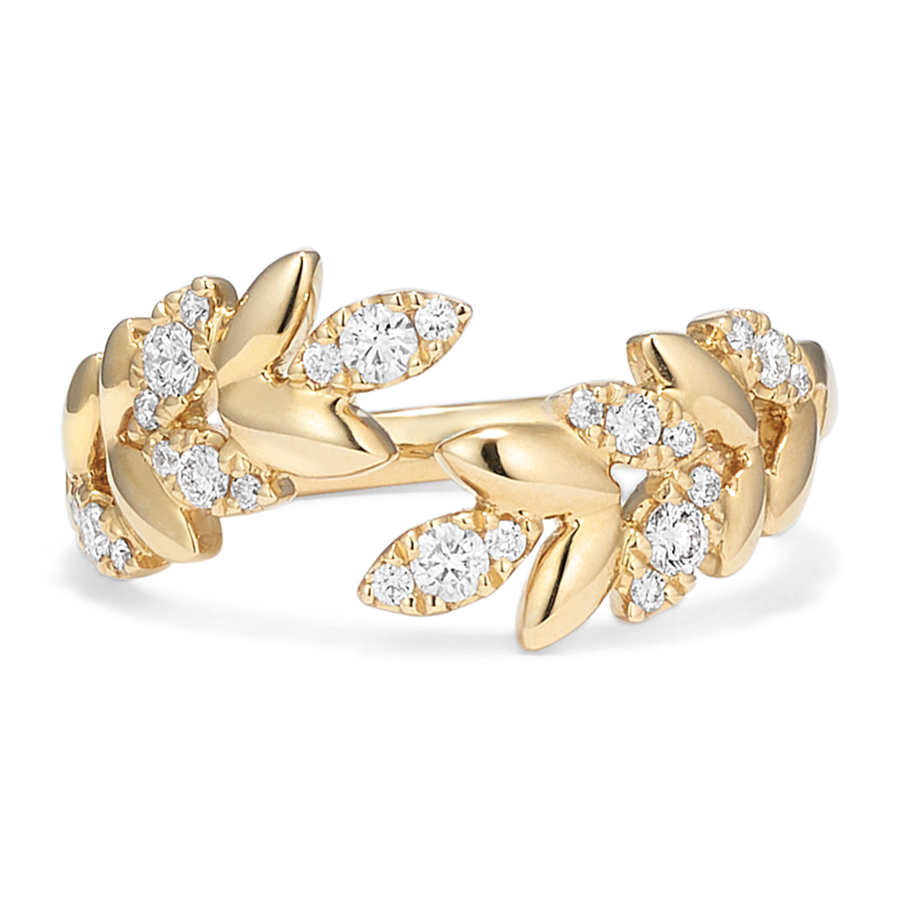 Laurel Diamond Wrap Ring