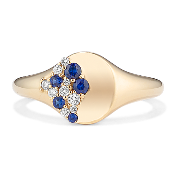 Bloom Sapphire & Diamond Ring