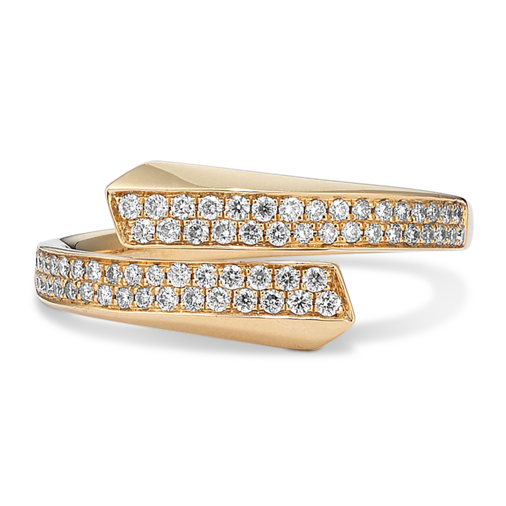 Diamond Pave Wrap Ring