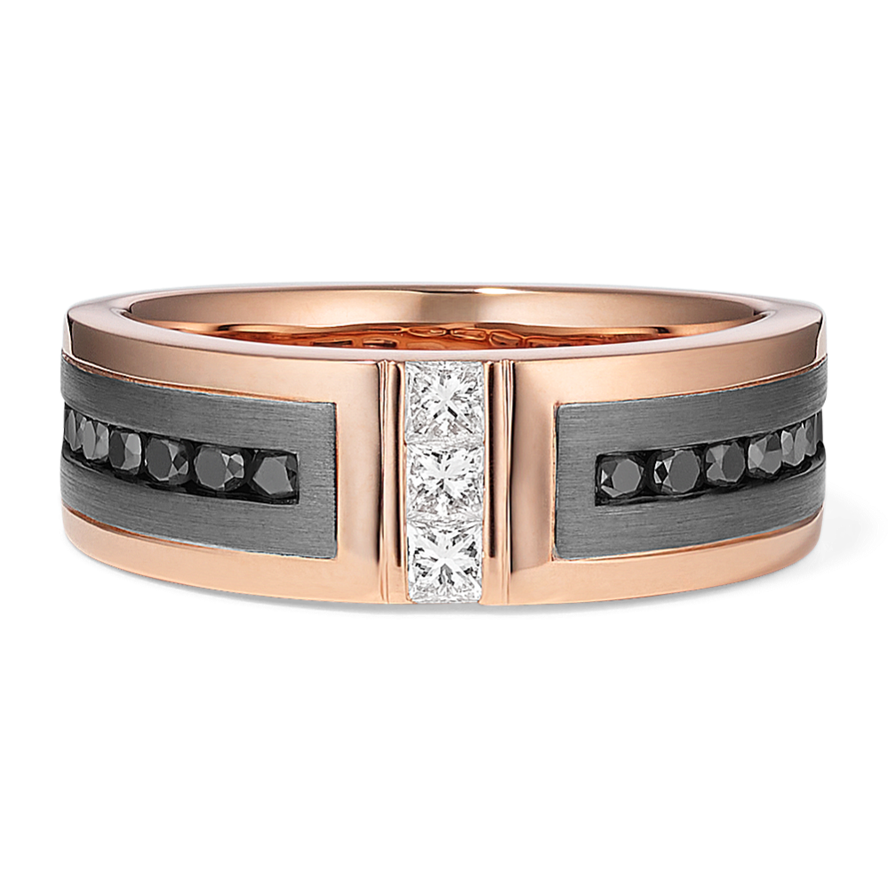 Troubadour Black Diamond Band (7mm)