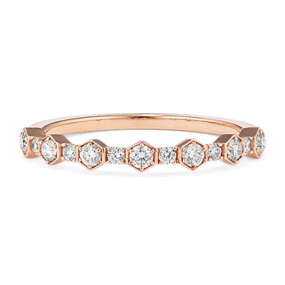 Hexa Stackable Diamond Ring