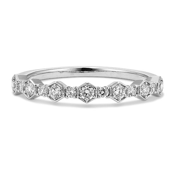 Hexa Stackable Diamond Ring