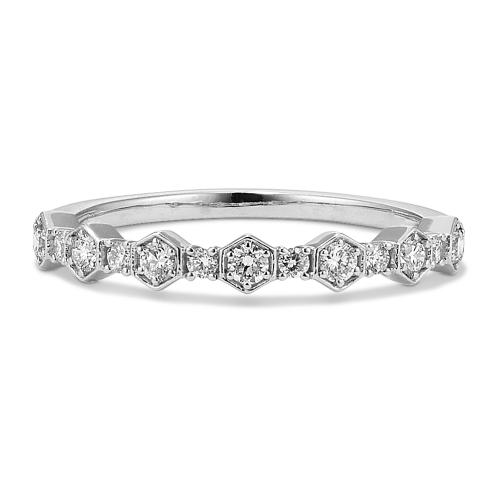 Hexa Stackable Diamond Ring