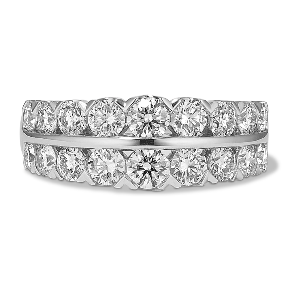 Giovanna Double Row Diamond Band