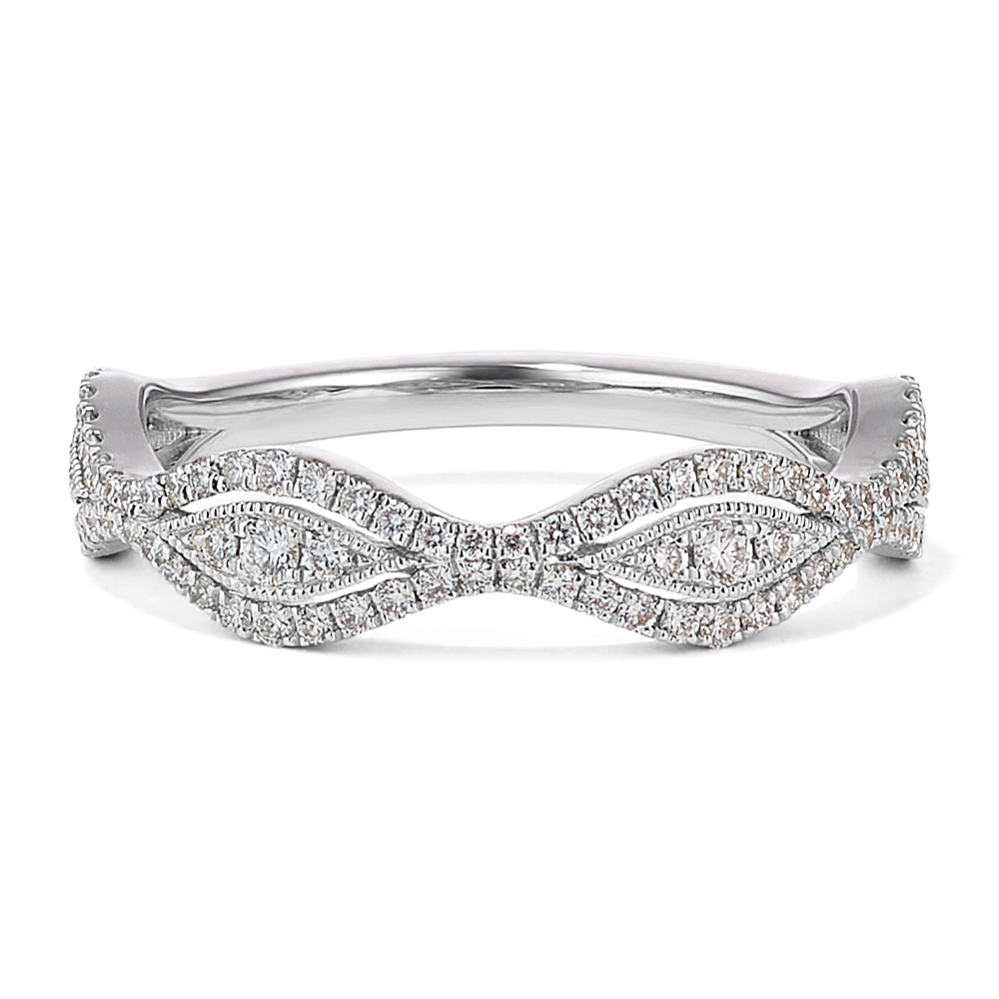 Tidal Diamond Band in Platinum