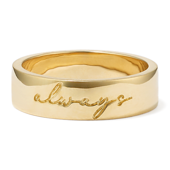Always 14K Yellow Gold Band (5.5mm)