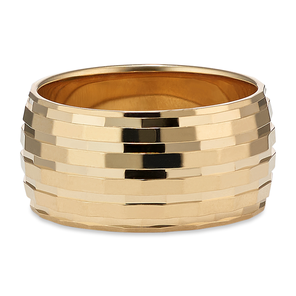Disco 14K Yellow Gold Cigar Band