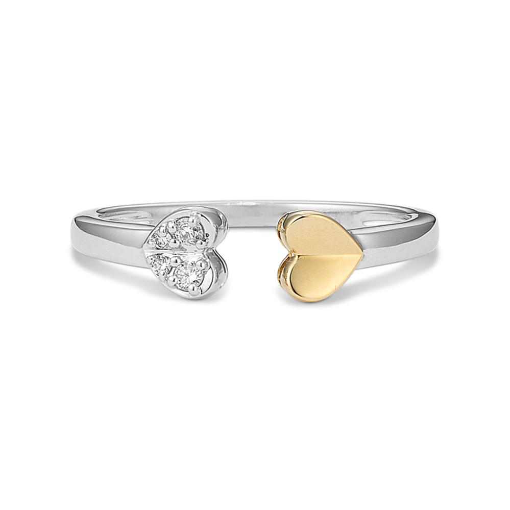 Heart-To-Heart Diamond Open Ring | Shane Co.