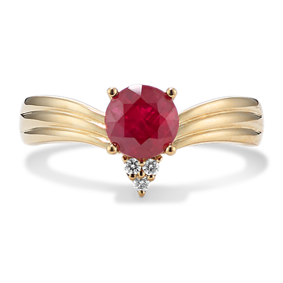 Symphony Ruby & Diamond Ring
