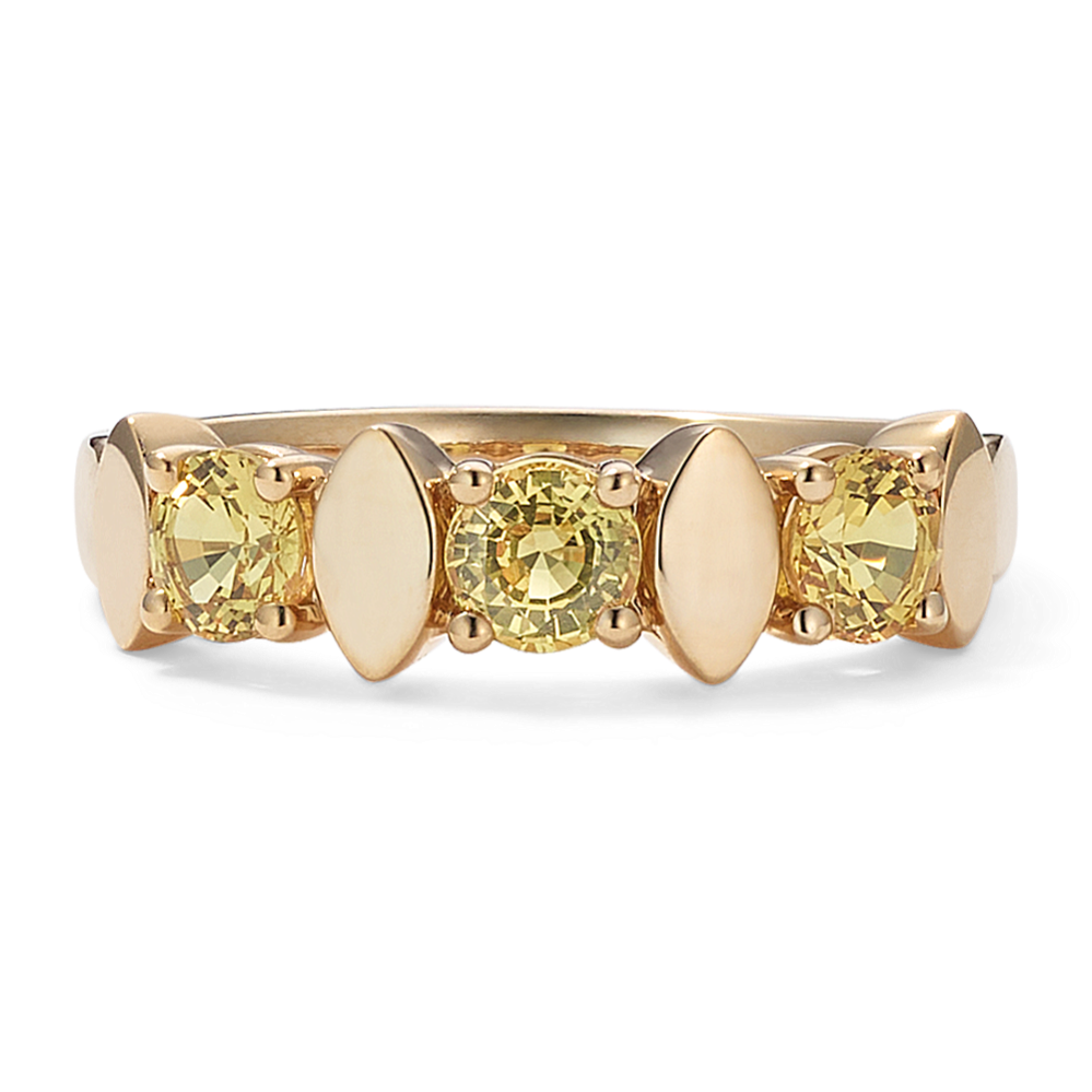Lemon-Drop Yellow Sapphire Ring