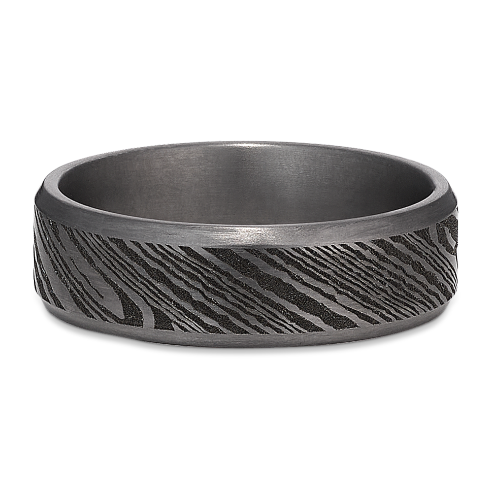 Damascus Tantalum Band (7mm)