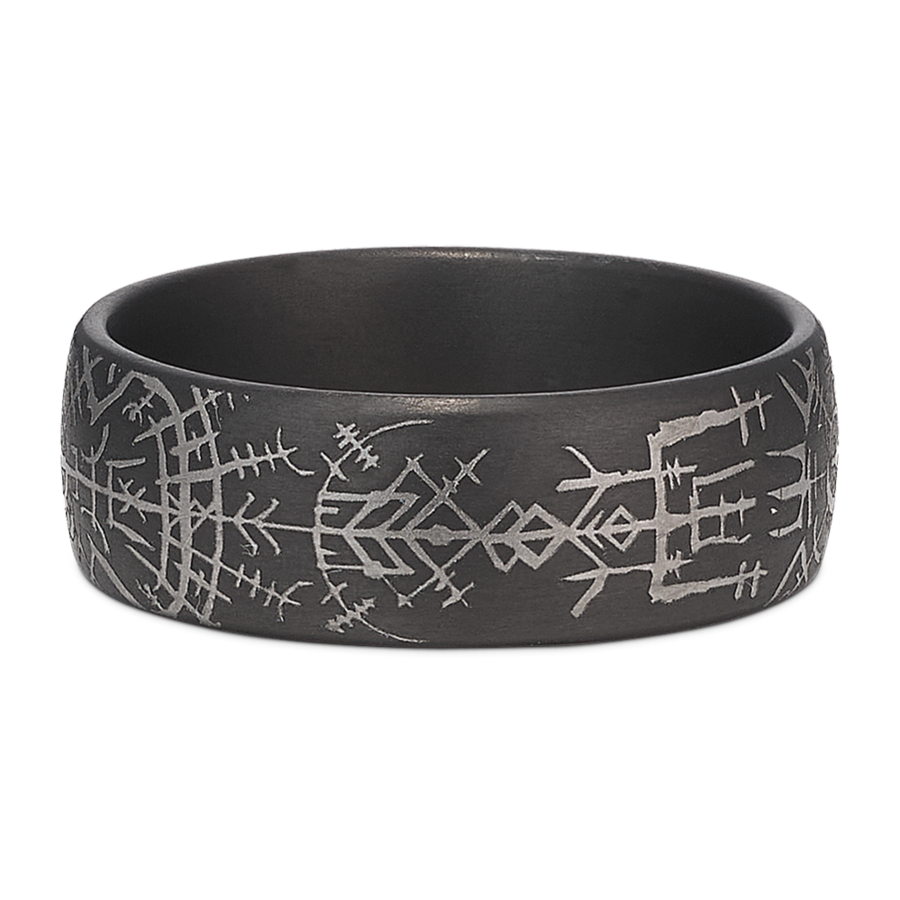 Viking Compass Tantalum Band (8mm)