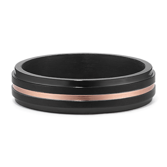 Tantalum & 14K Rose Gold Band (6mm)