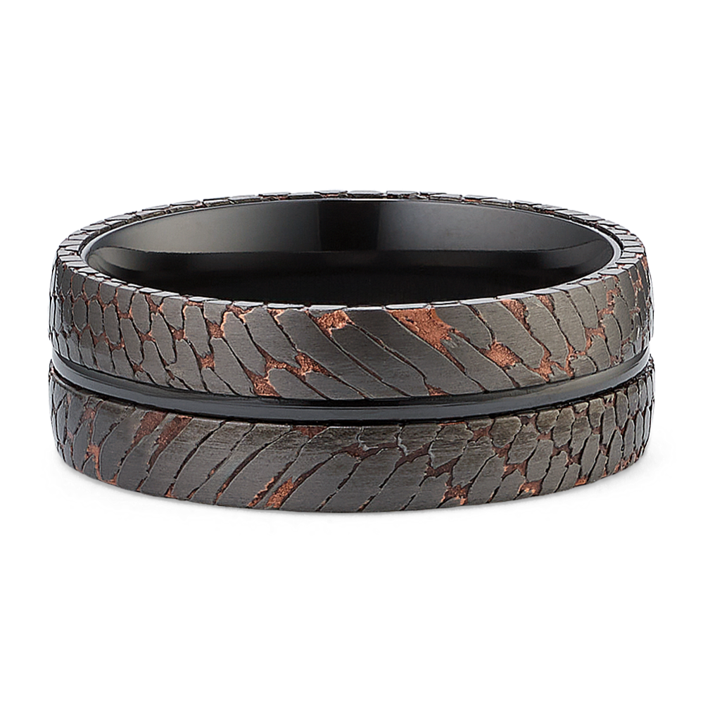 Lava-Flow Superconductor & Zirconium Band (8mm)